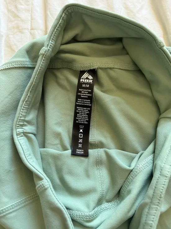 RBX Mint Green Leggings with Pockets - Picture 5 of 8